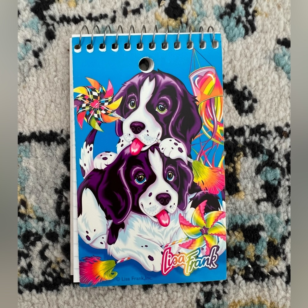 Lisa Frank Velvet & Violet notepad